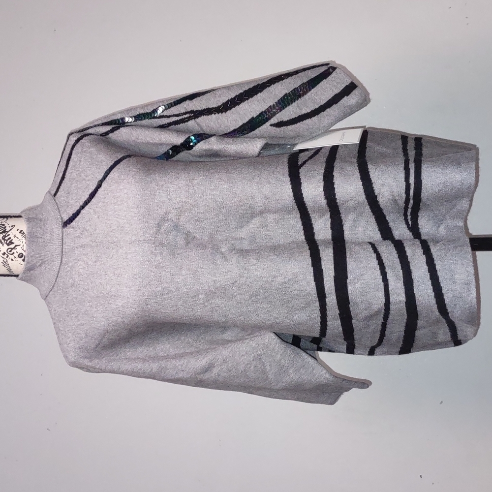 Calligraphie Women Sweater Sequins Size XL  NWT